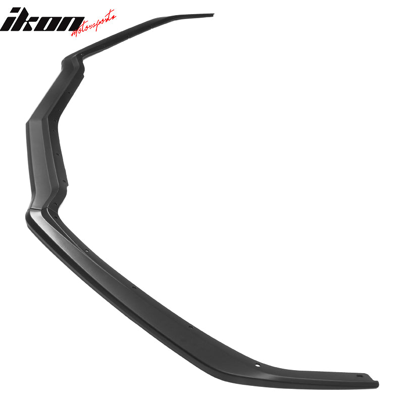 Gloss Black Front Bumper Spoiler Lip Splitter For 2020-2025 Chevy Corvette C8 (Z51 Style)