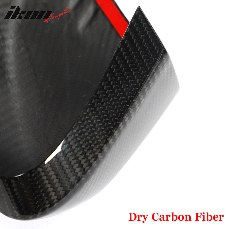 Korlot Carbon Fiber Side Mirror Cover Trim For Chevy Corvette C8 – Left & Right