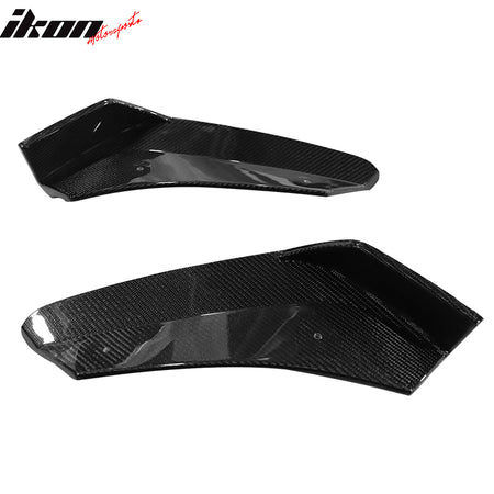 Fits 20-25 Chevy Corvette Stingray Rear Bumper Lip Diffuser Aprons Carbon Fiber