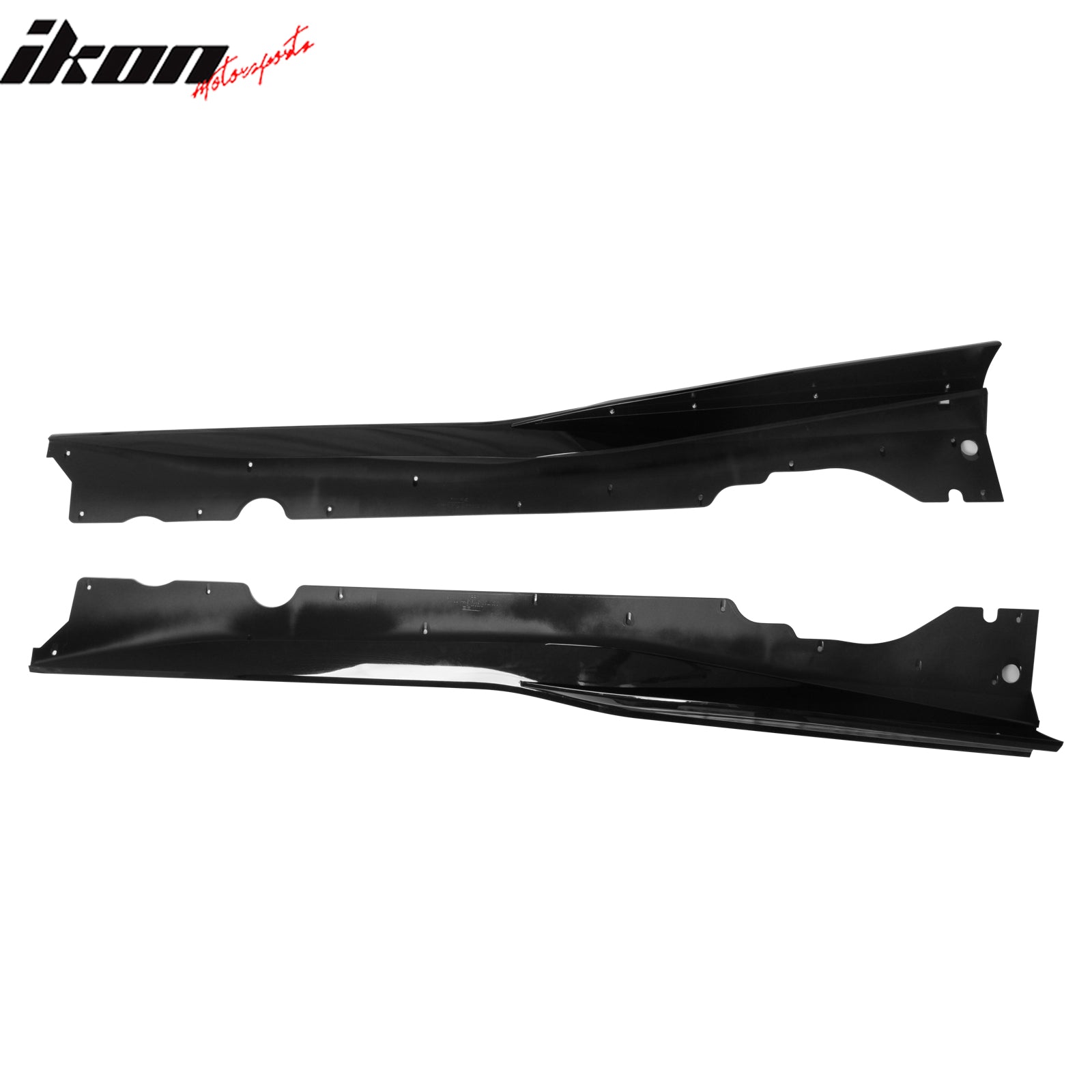 Fits 20-25 Chevy Corvette C8 IKON V1 A Style Gloss Black Side