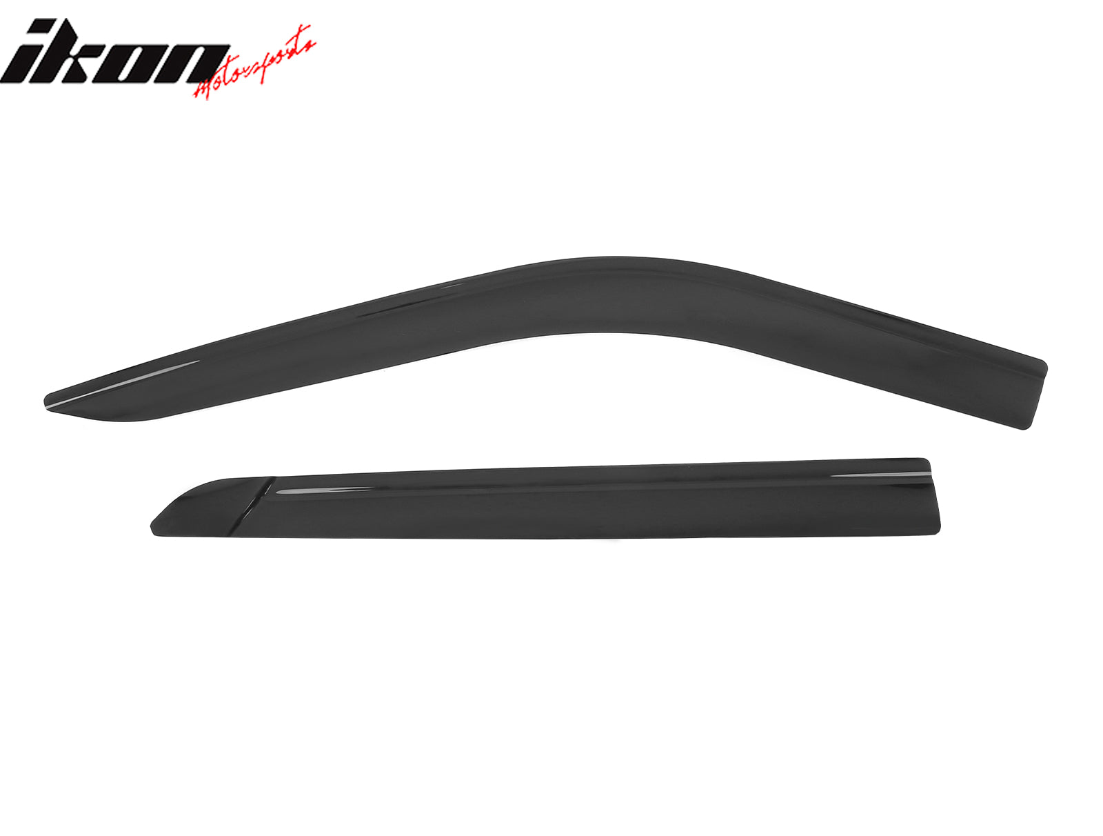 Fits 20-25 Ford Explorer Low Profile Style Tape-On Window Visors Rain Deflectors