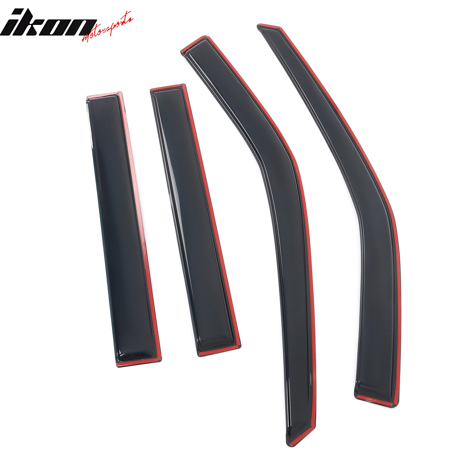 Fits 20-25 Ford Explorer 4PCS In-channel Window Visors Rain Sun Vent Shade Set