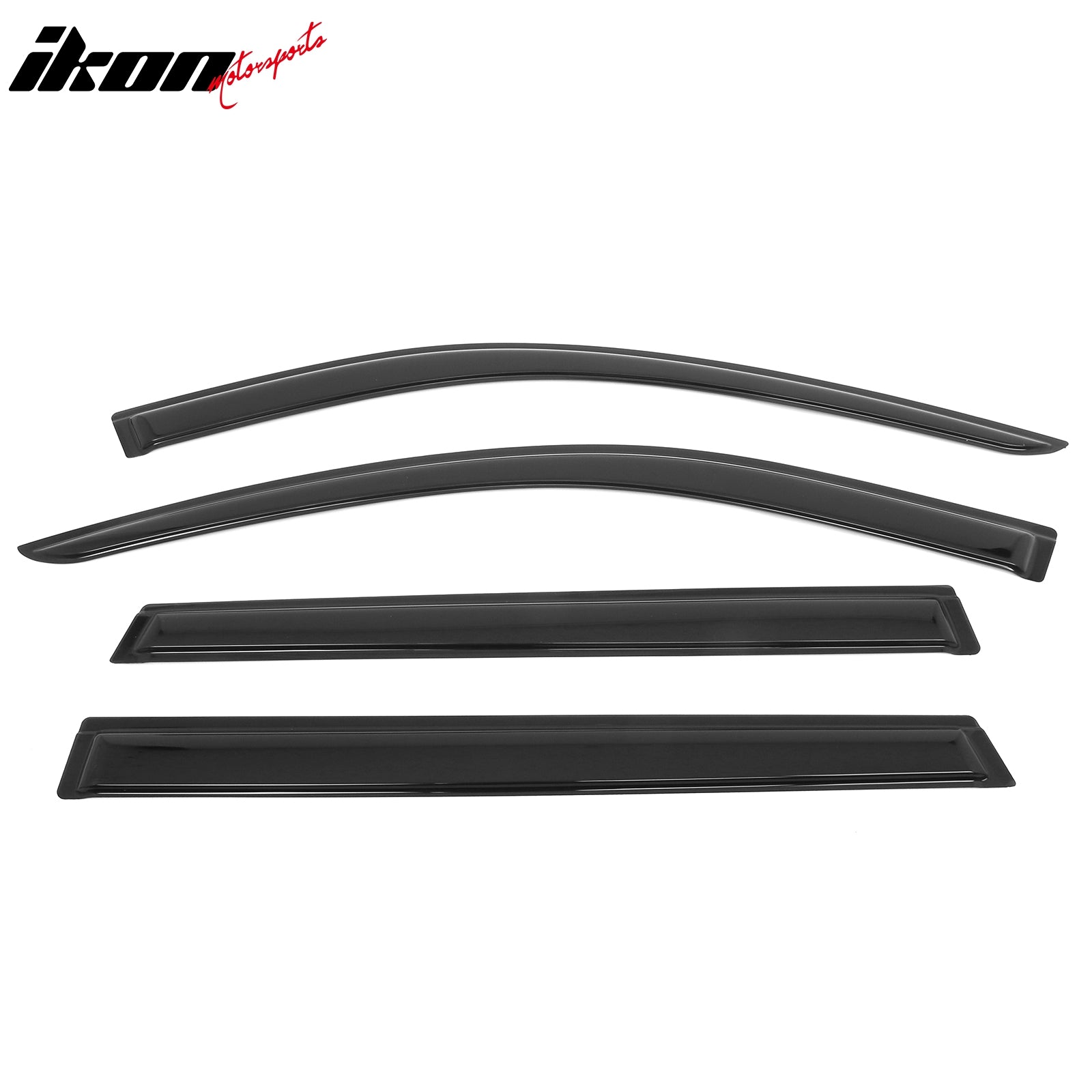 Fits 20-25 Kia Telluride Tape on Window Visors Vent Rain Sun Guards Deflectors