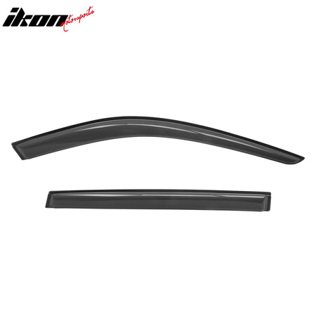 Fits 20-25 Kia Telluride Tape on Window Visors Vent Rain Sun Guards Deflectors