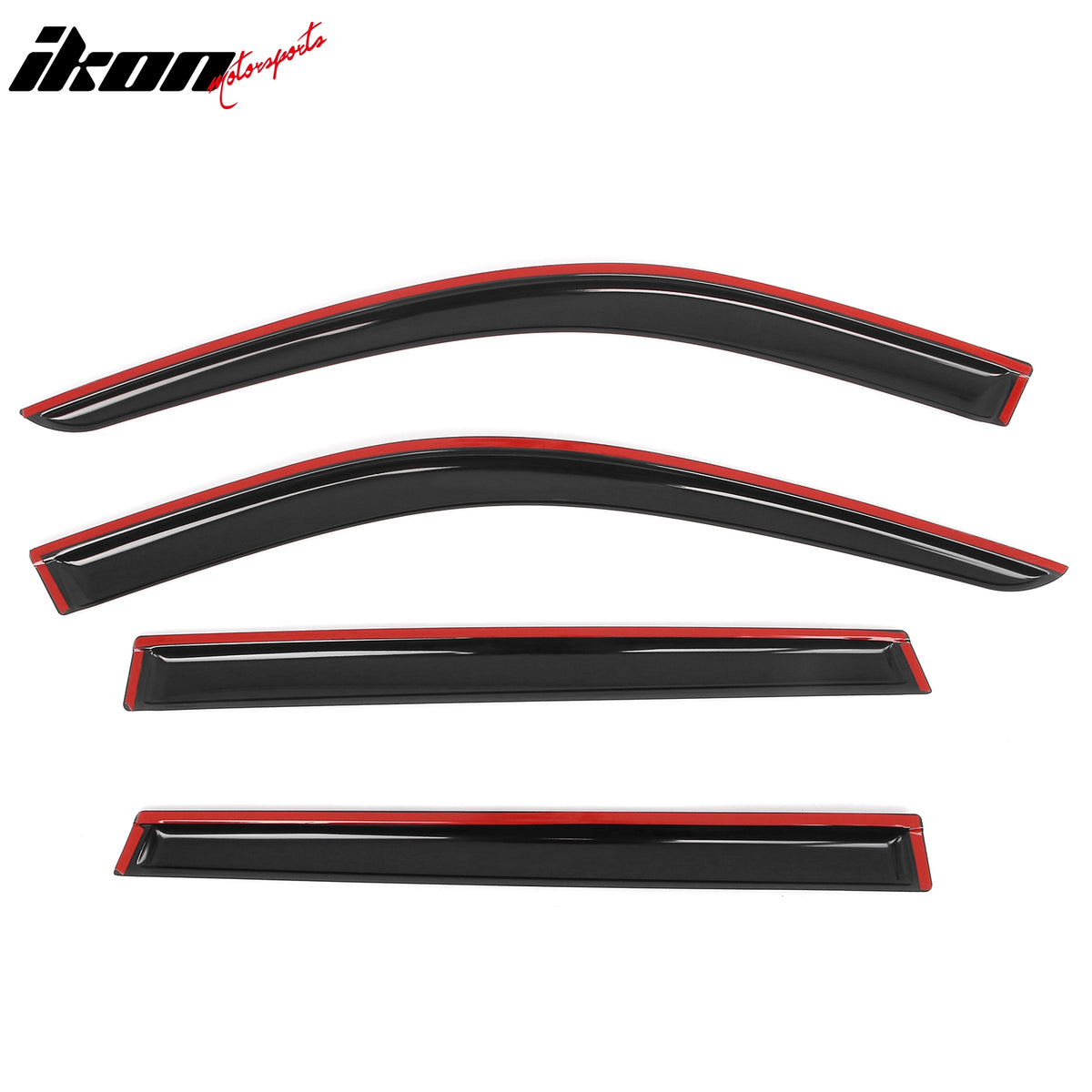 Fits 20-25 Kia Telluride Tape on Window Visors Vent Rain Sun Guards Deflectors