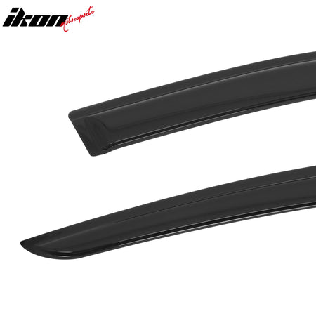 Fits 20-25 Kia Telluride Tape on Window Visors Vent Rain Sun Guards Deflectors