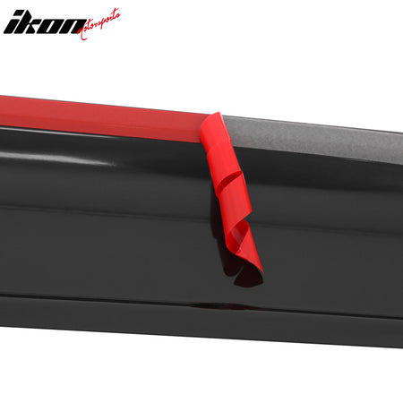 Fits 20-25 Kia Telluride Tape on Window Visors Vent Rain Sun Guards Deflectors