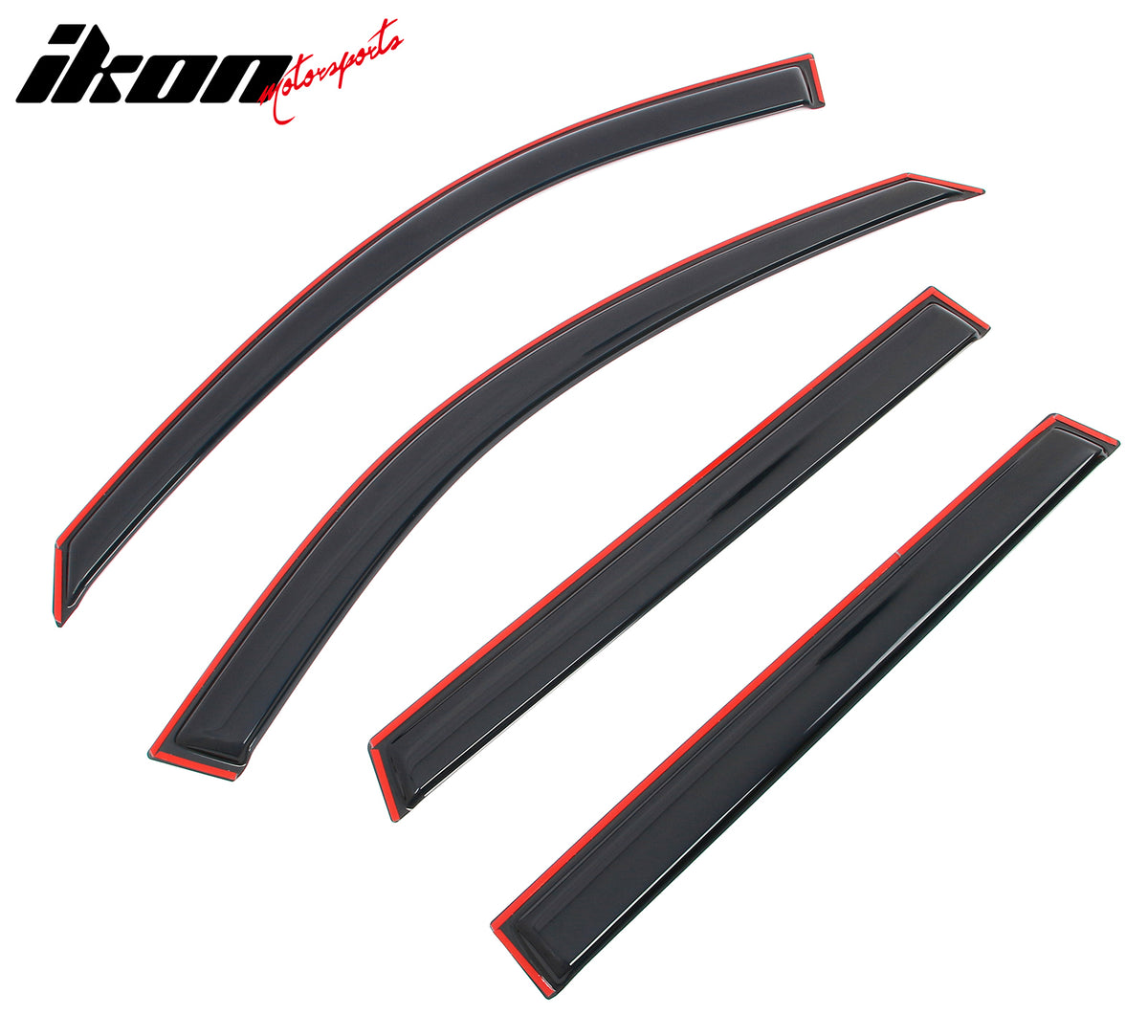 Fits 20-25 Kia Telluride In-channel Window Visor Acrylic Side Door Deflector 4PC