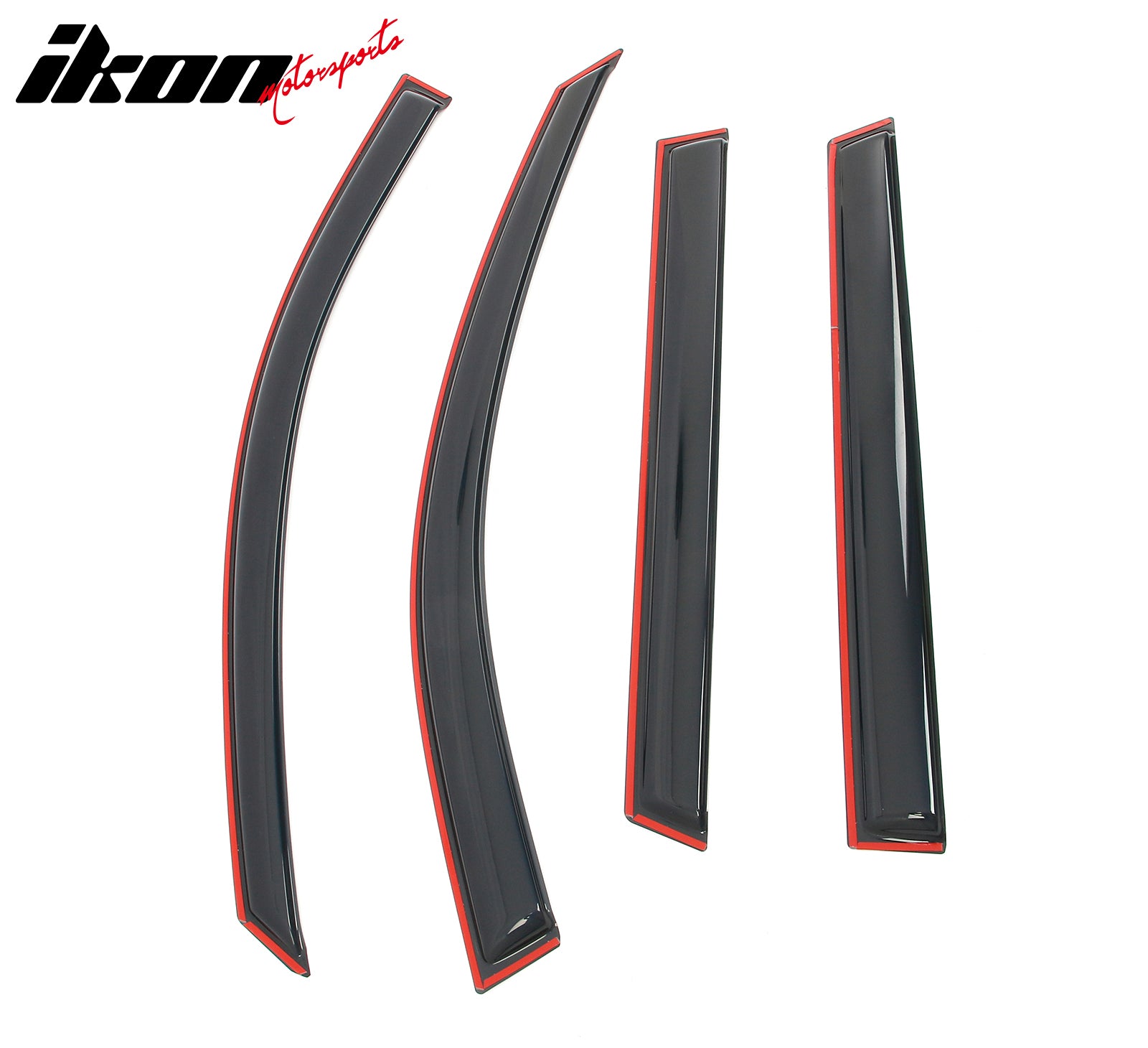 Fits 20-25 Kia Telluride In-channel Window Visor Acrylic Side Door Deflector 4PC