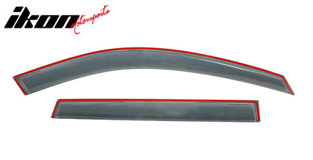 Fits 20-25 Kia Telluride In-channel Window Visor Acrylic Side Door Deflector 4PC