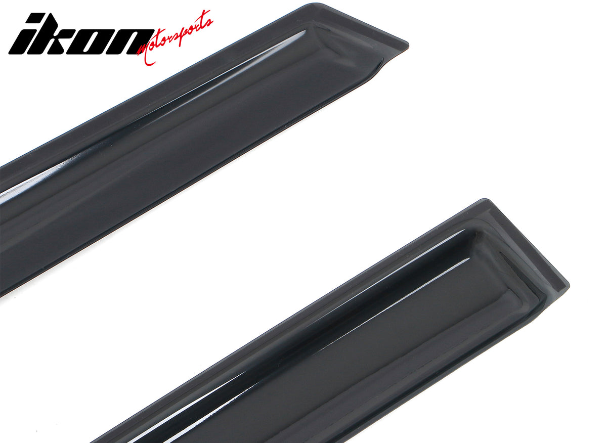 Fits 20-25 Kia Telluride In-channel Window Visor Acrylic Side Door Deflector 4PC