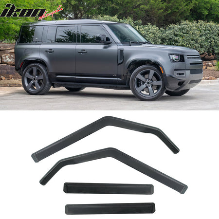 2020 - 2025 Land Rover Defender 110 130 In - Channel Window Visors Vent PCIkon Motorsports