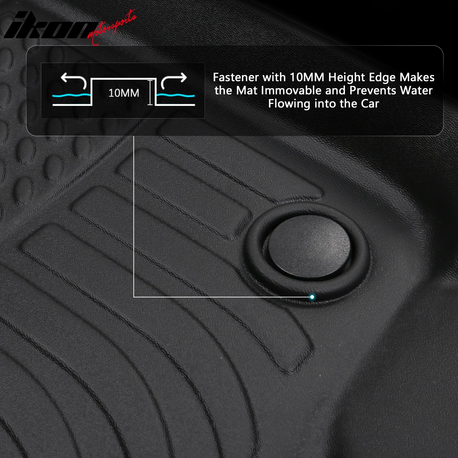 Fits 20-25 Lincoln Aviator 6-Seats TPE Floor Mats  All Weather Pad Carpets 4PCS