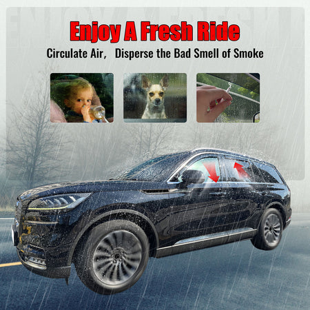 Fits 20-25 Lincoln Aviator Window Visors In Channel Sun Rain Guard Deflector 4PC