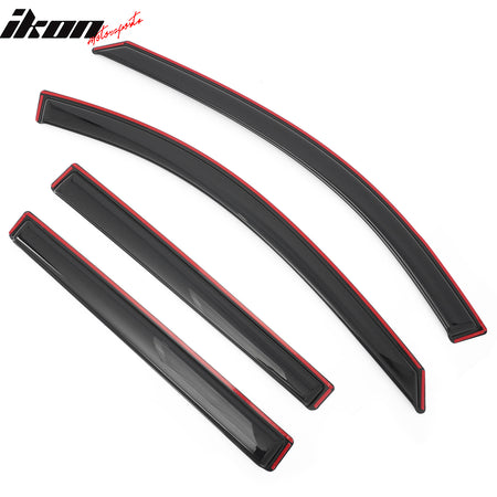 Fits 20-25 Lincoln Aviator Window Visors In Channel Sun Rain Guard Deflector 4PC