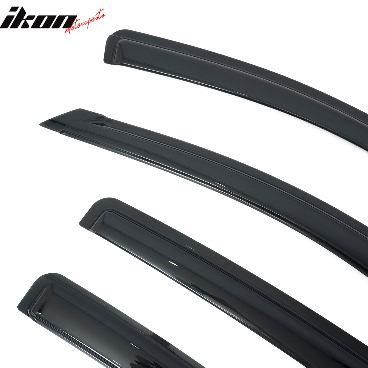 Fits 20-25 Nissan Sentra 4PCS Window Visors Smoke Acrylic Side Rain Deflectors