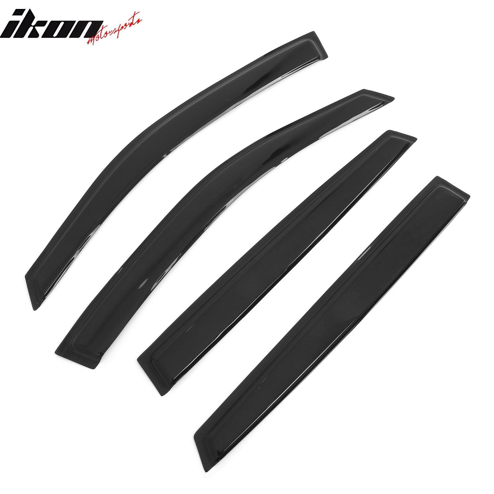 2020 - 2025 Subaru Outback 4PCS Tape on Window Visors Vent Rain GuardsIkon Motorsports
