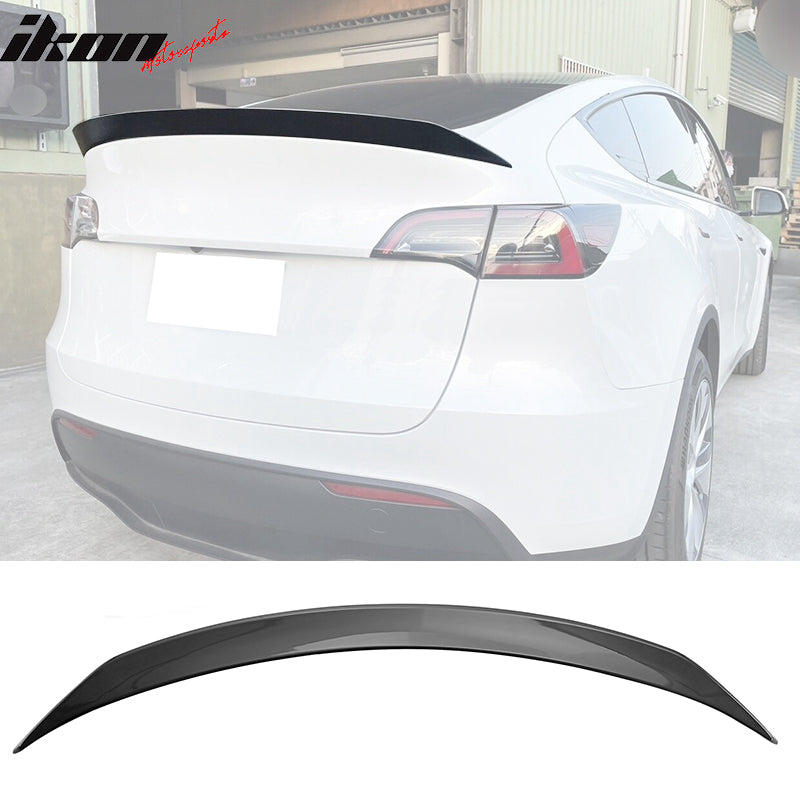 2020-2025 Tesla Model Y Rear Trunk Spoiler A Style Painted #PBSB Black