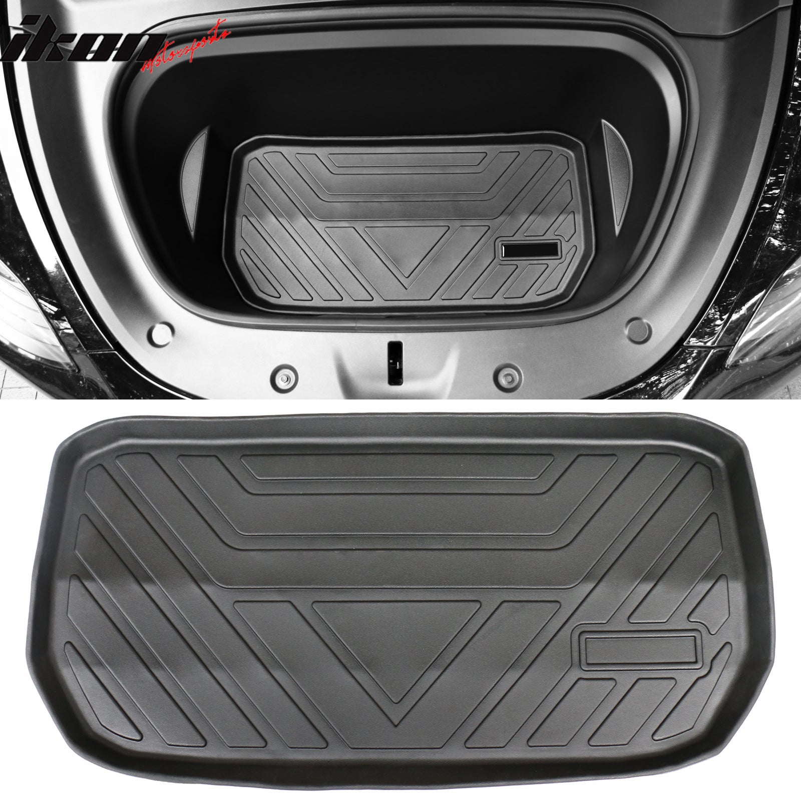 Fits 20-25 Tesla Model Y All Weather Trunk Mats Storage Cargo Liner TPE - 3PCS