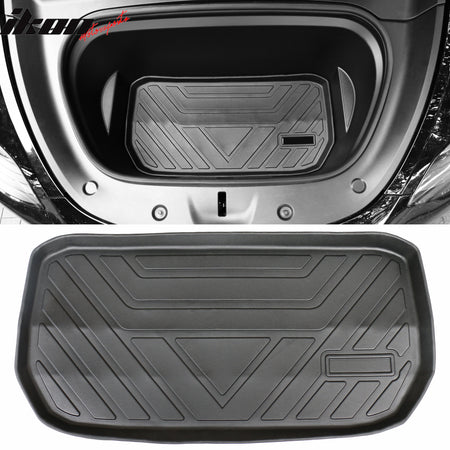 Fits 20-25 Tesla Model Y All Weather Trunk Mats Storage Cargo Liner TPE - 3PCS