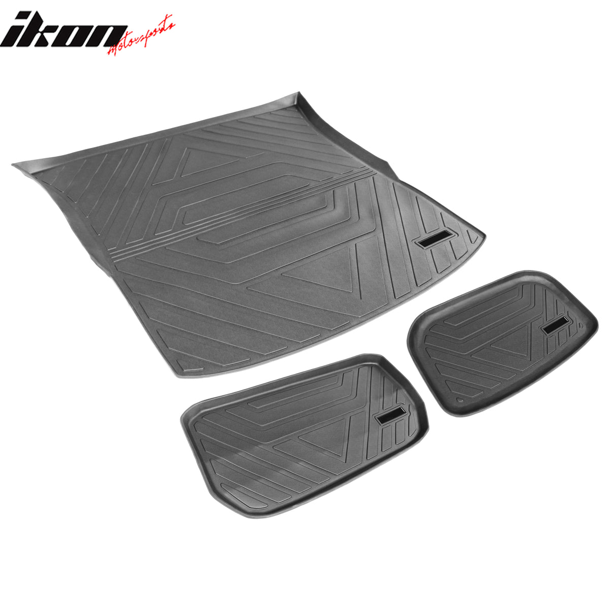 Fits 20-25 Tesla Model Y All Weather Trunk Mats Storage Cargo Liner TPE - 3PCS