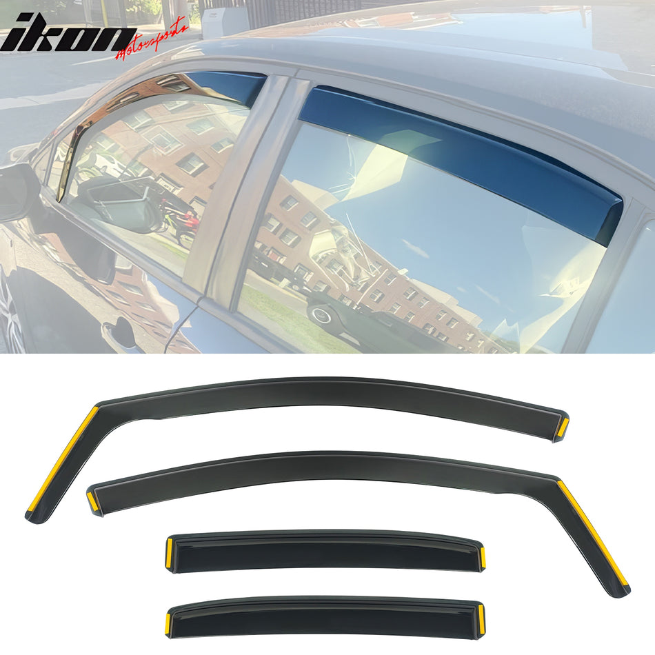 2020-2026 Toyota Corolla Sedan In-Channel Window Visors Vent Guards PC