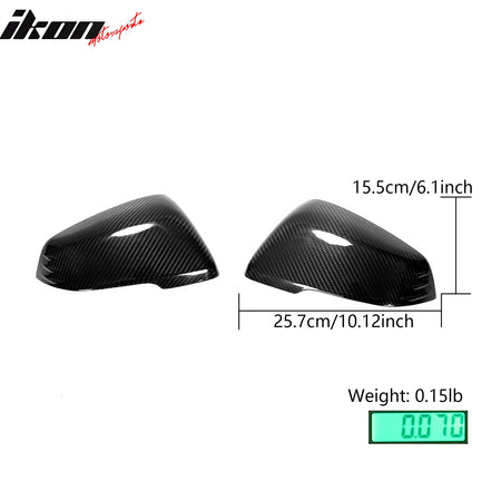 Dry Carbon Fiber Fits 20-25 Toyota GR Supra A90 A91 MK5 Side Mirror Covers Gloss