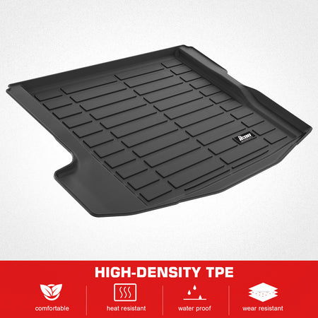 Fits 20-25 Toyota GR Supra TPE All Weather Waterproof Rear Cargo Trunk Tray Mats