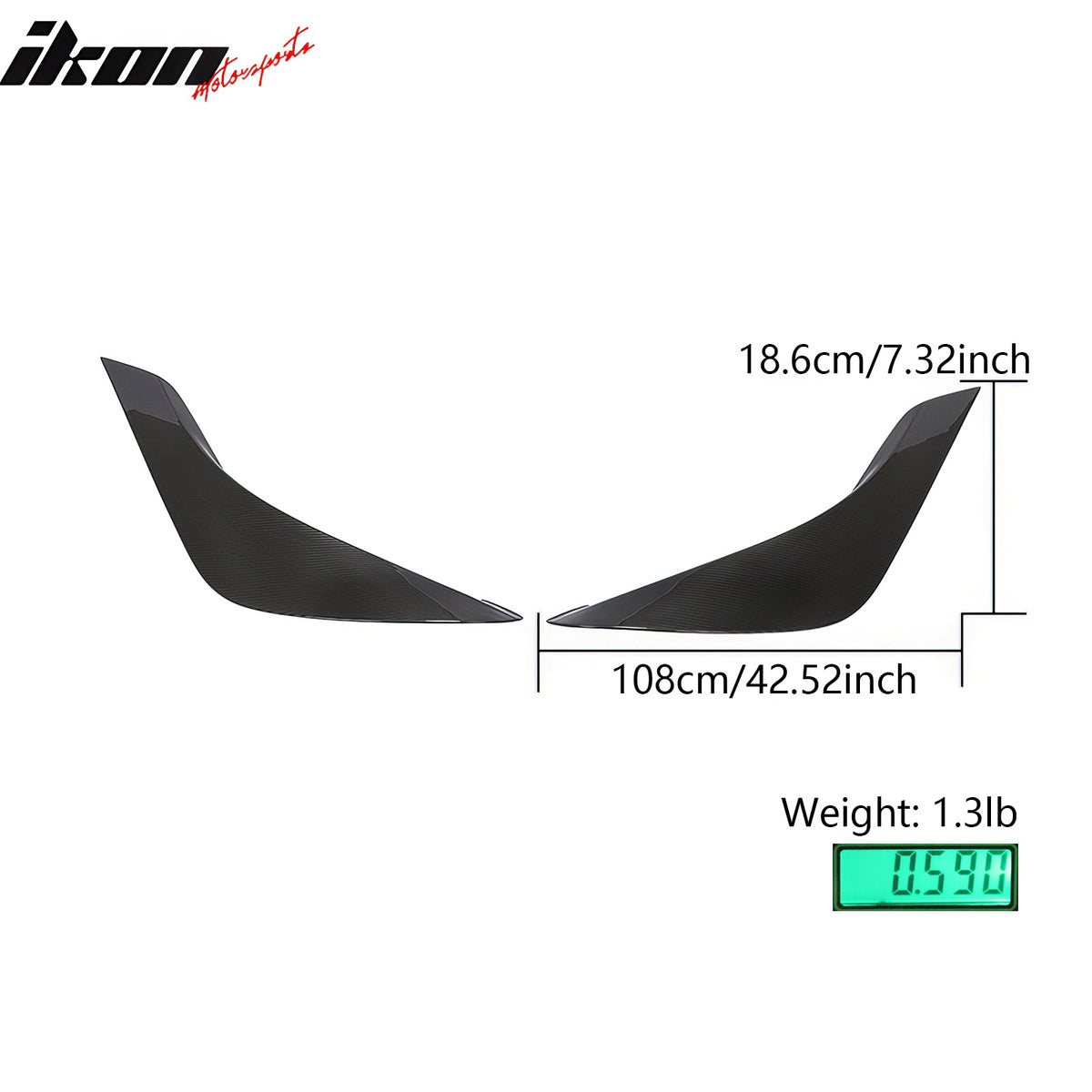 Dry Carbon Fiber Fit 20-25 Toyota GR Supra A90 A91 Side Fender Vent Door Garnish