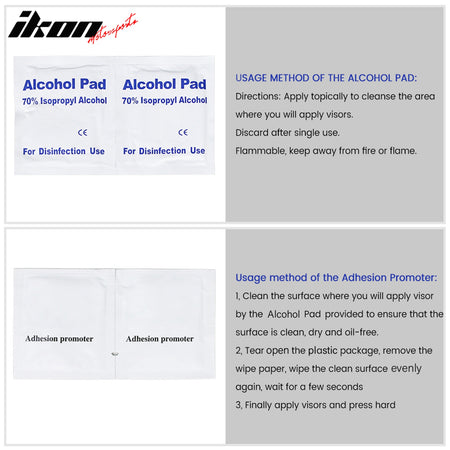 Fits 20-25 Toyota Highlander Slim PC Injection Window Visors w/ Chrome Trim 4PCS