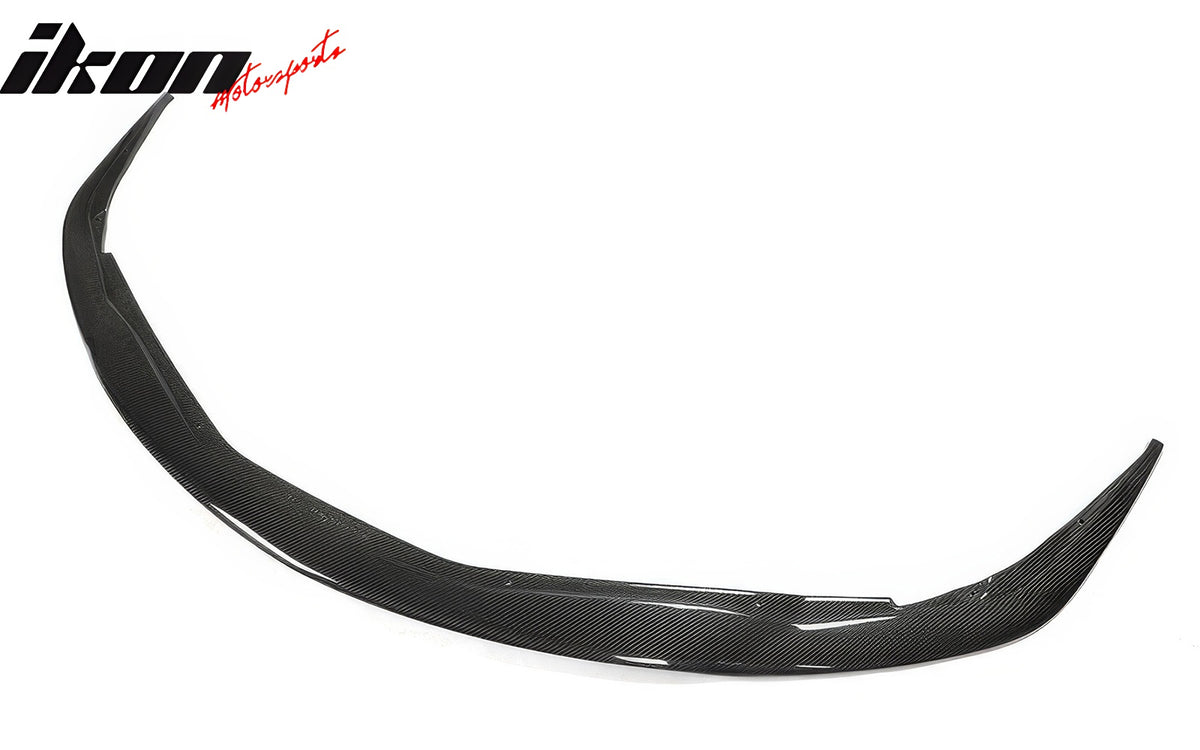 Fits 20-25 Toyota GR Supra A90 A91 IKON Front Bumper Lip Gloss Carbon Fiber CF