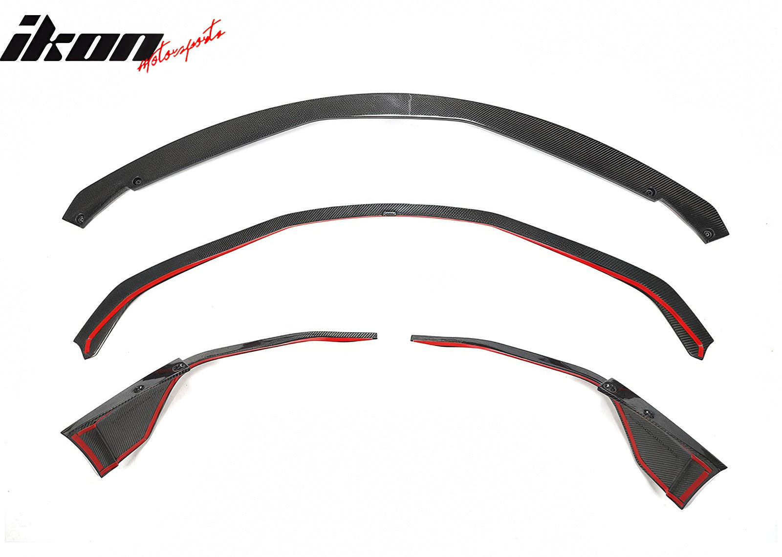 Fits 20-26 Toyota GR Supra A90 A91 MZ Speed 4PCS Front Bumper Lip