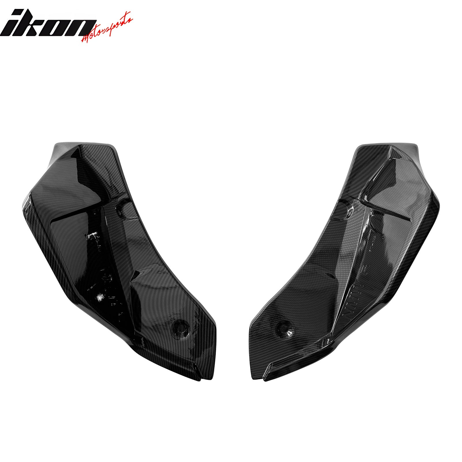 Fits 20-25 Toyota GR Supra A90 A91 Rear Bumper Splitters AG Carbon Fiber Print