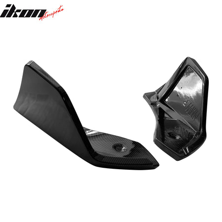 Fits 20-25 Toyota GR Supra A90 A91 Rear Bumper Splitters AG Carbon Fiber Print