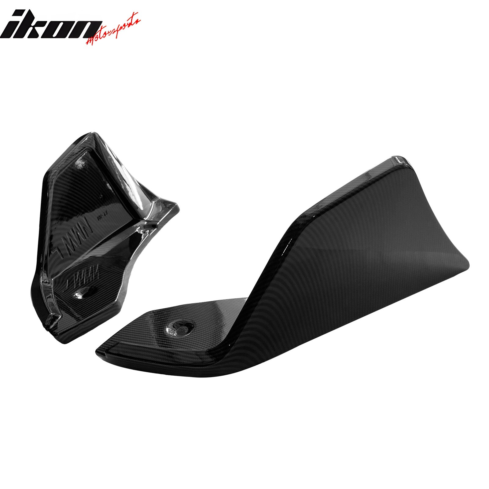 Fits 20-25 Toyota GR Supra A90 A91 Rear Bumper Splitters AG Carbon Fiber Print