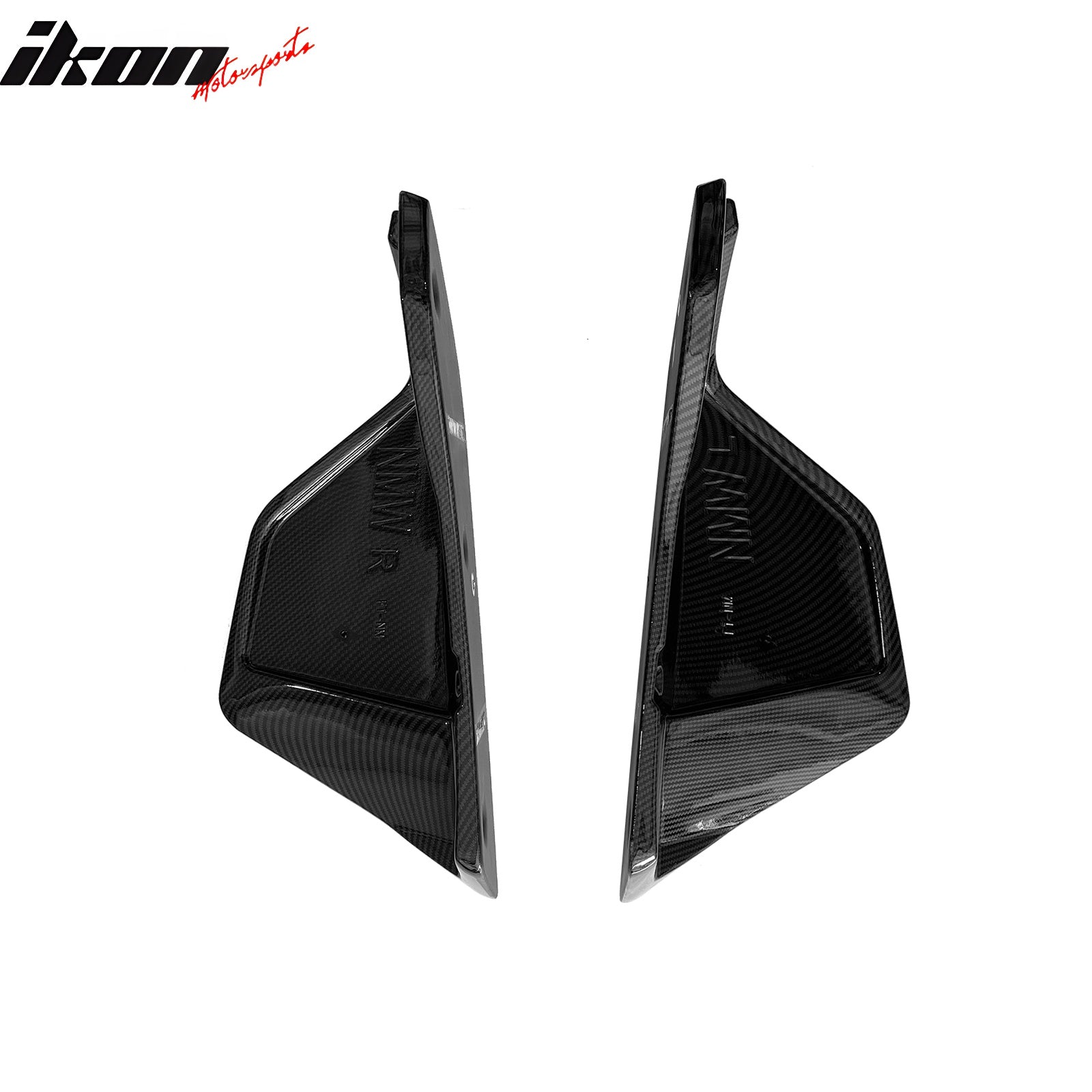 Fits 20-25 Toyota GR Supra A90 A91 Rear Bumper Splitters AG Carbon Fiber Print