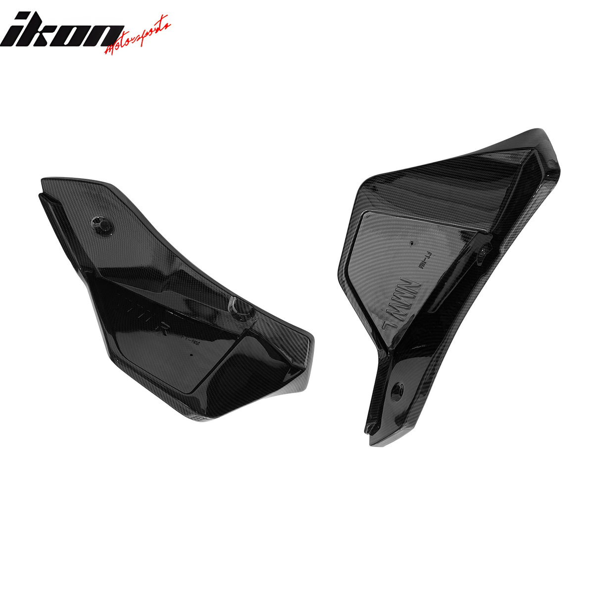 Fits 20-25 Toyota GR Supra A90 A91 Rear Bumper Splitters AG Carbon Fiber Print