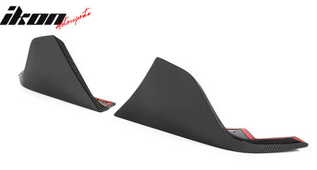 Fits 20-25 Toyota GR Supra A90 A91 AG Style Rear Bumper Apron Gloss Carbon Fiber
