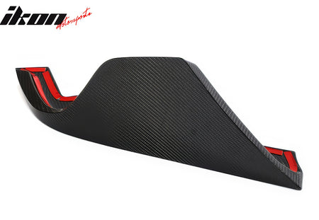 Fits 20-25 Toyota GR Supra A90 A91 AG Style Rear Bumper Apron Gloss Carbon Fiber