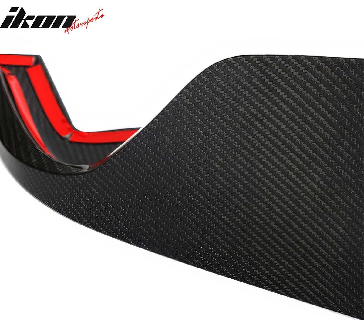 Fits 20-25 Toyota GR Supra A90 A91 AG Style Rear Bumper Apron Gloss Carbon Fiber