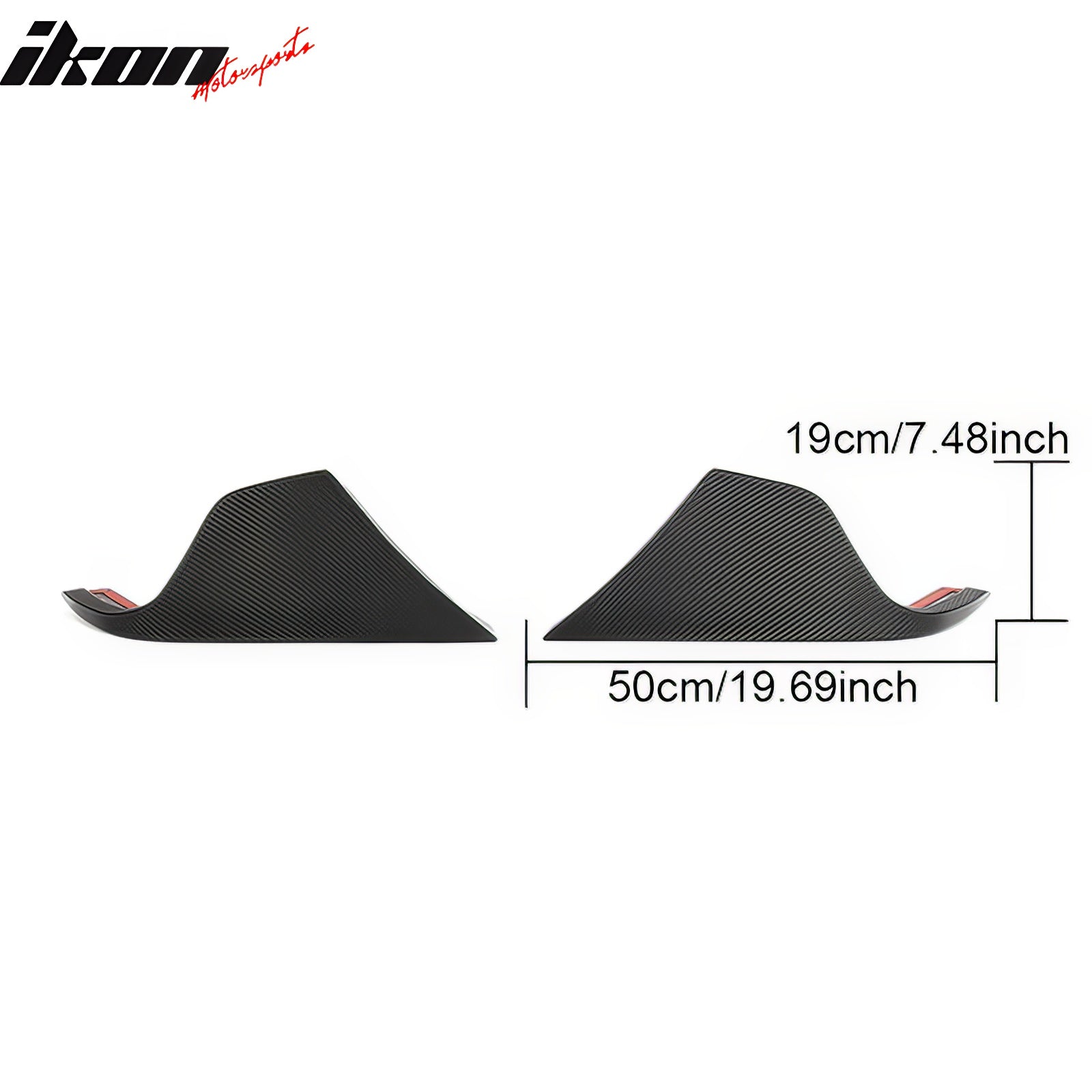 Fits 20-25 Toyota GR Supra A90 A91 AG Style Rear Bumper Apron Gloss Carbon Fiber