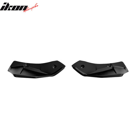 Fits 20-25 Toyota GR Supra A90 A91 Rear Bumper Splitters AG Style Matte Black