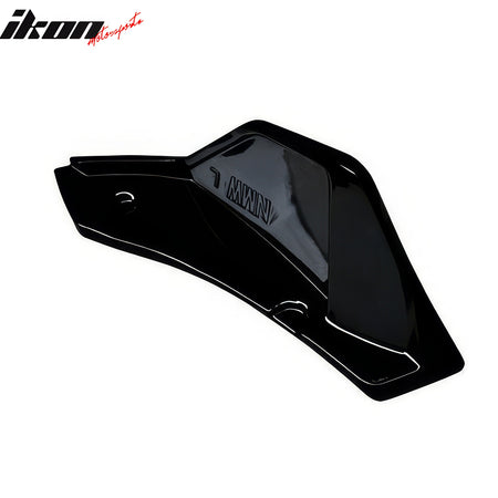 Fits 20-25 Toyota GR Supra A90 A91 Rear Bumper Splitters AG Style Gloss Black