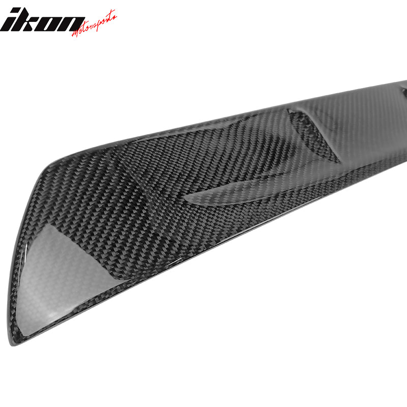 Fits 20-25 Toyota GR Supra J29 5th Real Carbon Fiber Rear Roof Window Spoiler