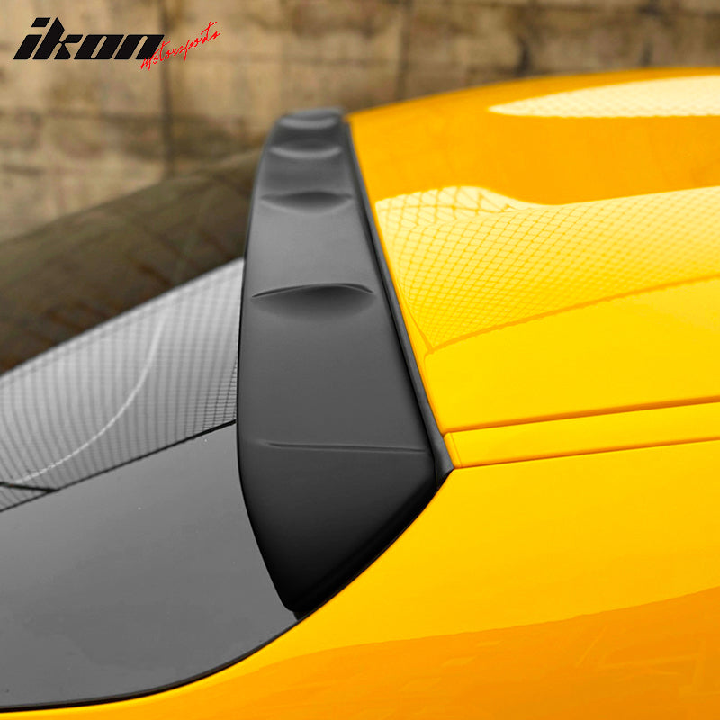 Fits 20-25 Toyota GR Supra V2 Style Rear Roof Spoiler Wing Painted #202 Black