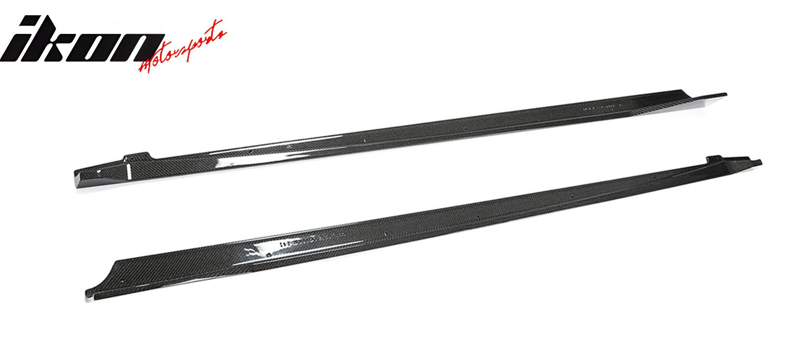 Fits 20-25 Toyota GR Supra A90 A91 MZ Speed Side Skirts Gloss Carbon Fiber CF