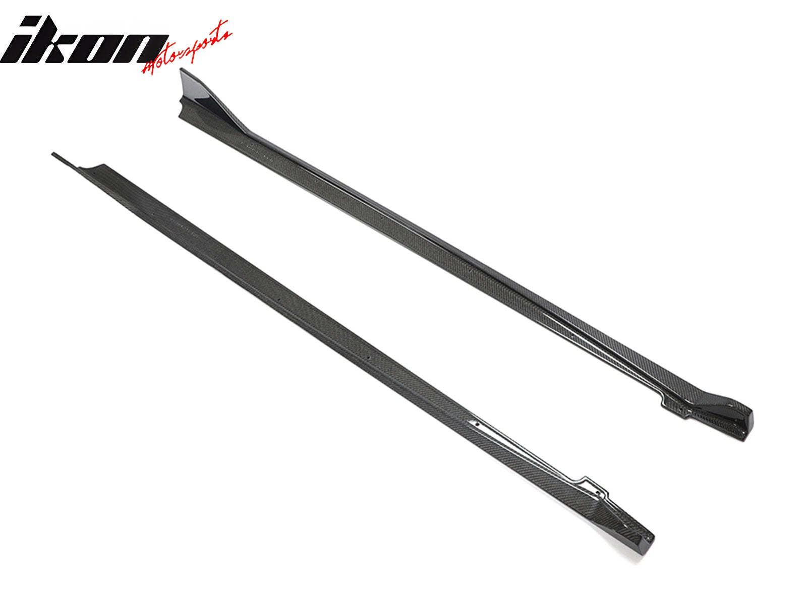 Fits 20-25 Toyota GR Supra A90 A91 MZ Speed Side Skirts Gloss Carbon Fiber CF