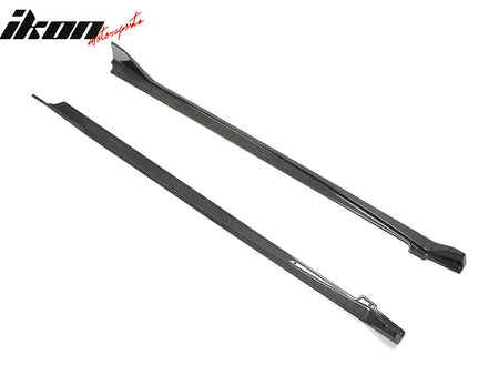 Fits 20-25 Toyota GR Supra A90 A91 MZ Speed Side Skirts Gloss Carbon Fiber CF