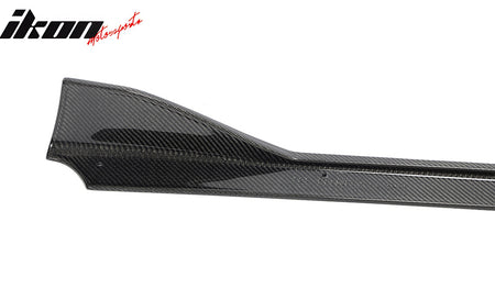 Fits 20-25 Toyota GR Supra A90 A91 MZ Speed Side Skirts Gloss Carbon Fiber CF