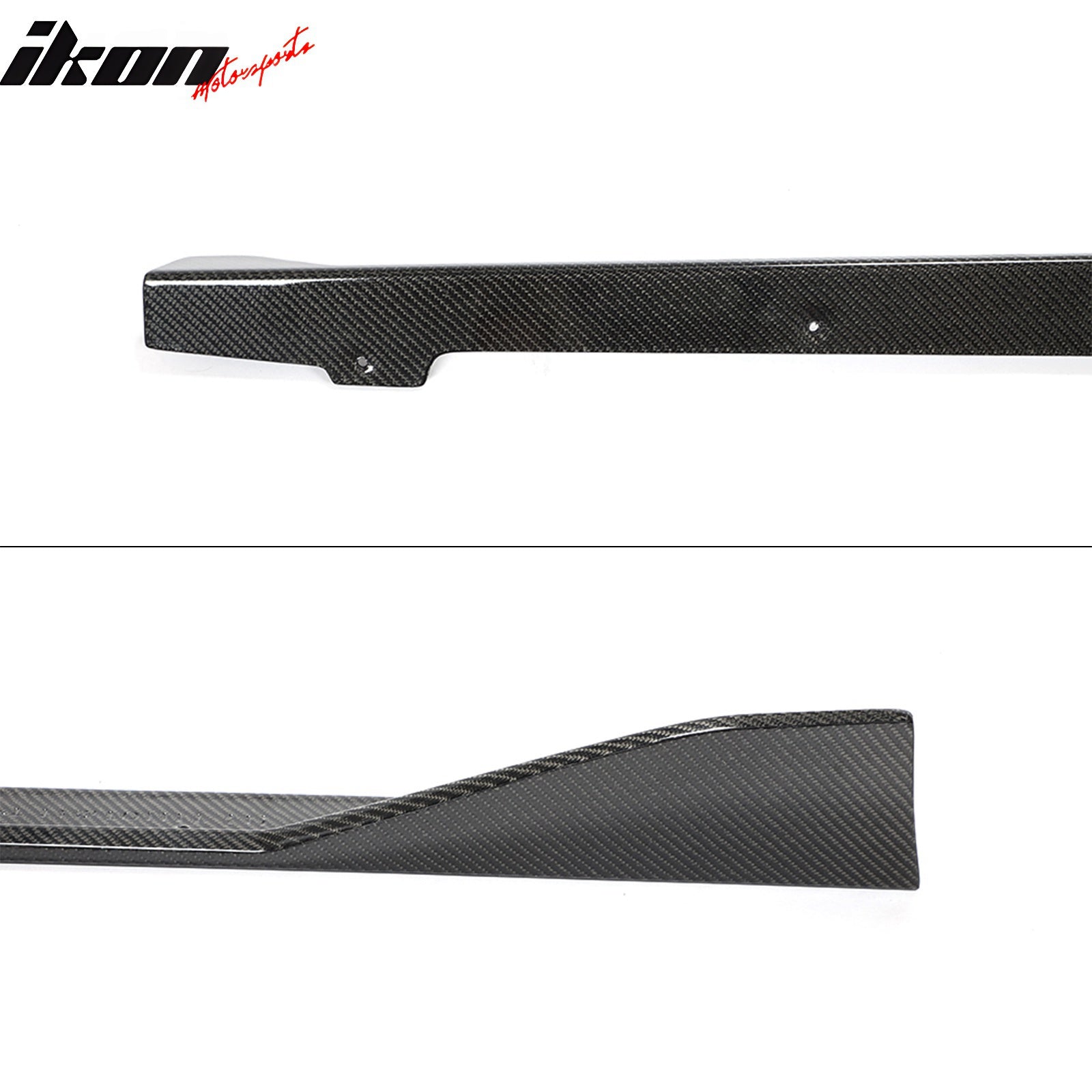 Fits 20-25 Toyota GR Supra A90 A91 MZ Speed Side Skirts Gloss Carbon Fiber CF